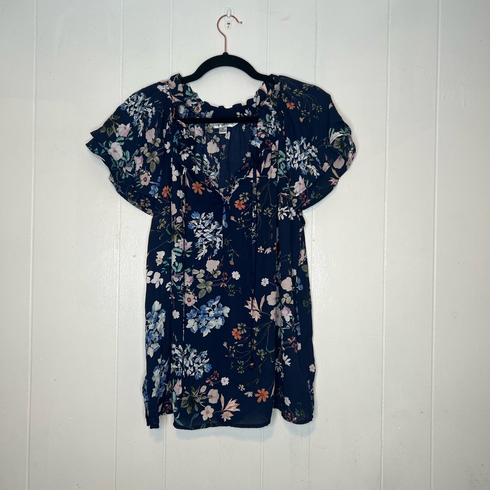 Counterparts Navy Floral Blouse